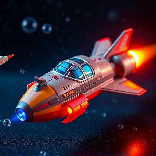 The Galactic Explorer Rocket Ship toy